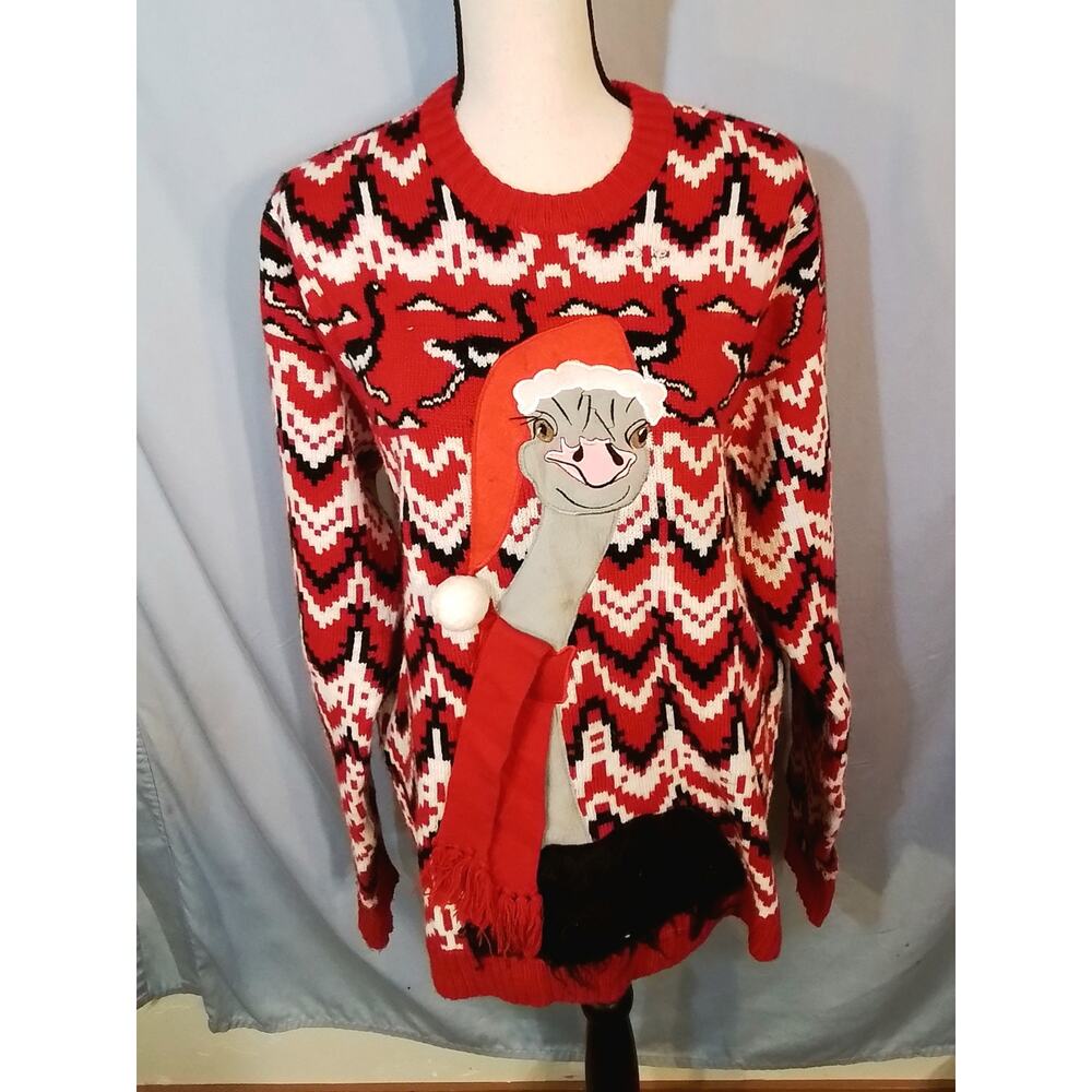 33 Degrees; red pullover sweater